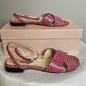 Anna F Ankle Strap Sandals - Sz 37 - NIB